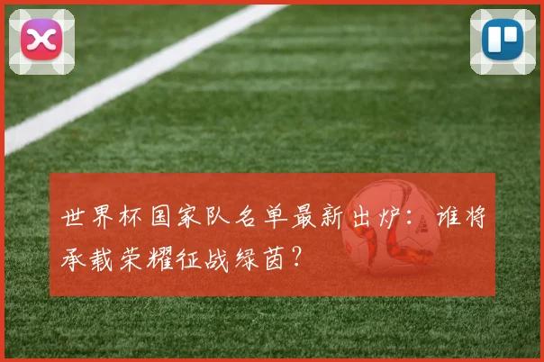 世界杯国家队名单最新出炉：谁将承载荣耀征战绿茵？