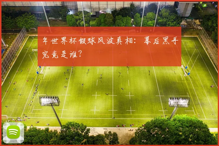 年世界杯假球风波真相:幕后黑手究竟是谁?